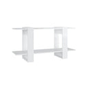 Book Cabinet High Gloss White 100 X 30 X 51 Cm Engineered Wood
