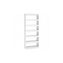 Book Cabinet High Gloss White 80 X 30 X 198 Cm Engineered Wood