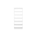 Book Cabinet High Gloss White 80 X 30 X 198 Cm Engineered Wood