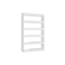Book Cabinet Room Divider 100 X 30 X 166 Cm High Gloss White