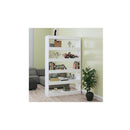 Book Cabinet Room Divider 100 X 30 X 166 Cm High Gloss White