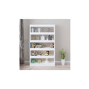 Book Cabinet Room Divider 100 X 30 X 166 Cm High Gloss White