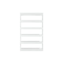 Book Cabinet Room Divider 100 X 30 X 166 Cm High Gloss White
