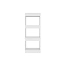 Book Cabinet Room Divider 40 X 30 X 103 Cm White Engineered Wood