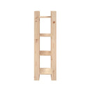 Book Cabinet Room Divider 41 X 35 X 125 Cm Solid Wood Pine