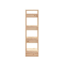 Book Cabinet Room Divider 41 X 35 X 125 Cm Solid Wood Pine