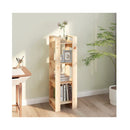 Book Cabinet Room Divider 41 X 35 X 125 Cm Solid Wood Pine