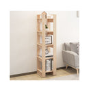 Book Cabinet Room Divider 41 X 35 X 160 Cm Solid Wood Pine