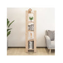 Book Cabinet Room Divider 41 X 35 X 160 Cm Solid Wood Pine