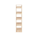 Book Cabinet Room Divider 41 X 35 X 160 Cm Solid Wood Pine