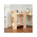 Book Cabinet Room Divider 41 X 35 X 57 Cm Solid Wood Pine