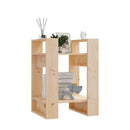 Book Cabinet Room Divider 41 X 35 X 57 Cm Solid Wood Pine