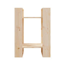 Book Cabinet Room Divider 41 X 35 X 57 Cm Solid Wood Pine