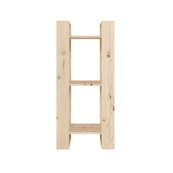 Book Cabinet Room Divider 41 X 35 X 91 Cm Solid Wood Pine