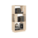 Book Cabinet Room Divider 51 X 25 X 101 Cm Solid Wood Pine