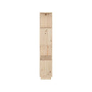 Book Cabinet Room Divider 51 X 25 X 132 Cm Solid Wood Pine