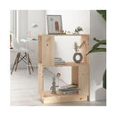 Book Cabinet Room Divider 51 X 25 X 70 Cm Solid Wood Pine