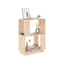 Book Cabinet Room Divider 51 X 25 X 70 Cm Solid Wood Pine