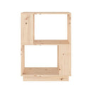 Book Cabinet Room Divider 51 X 25 X 70 Cm Solid Wood Pine