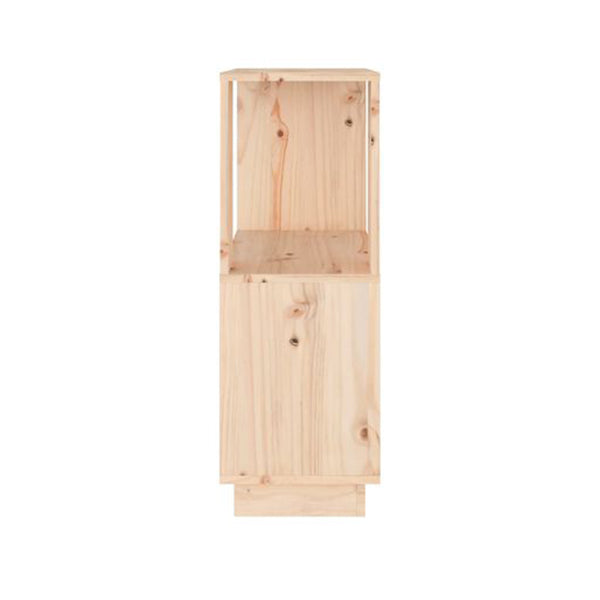 Book Cabinet Room Divider 51 X 25 X 70 Cm Solid Wood Pine
