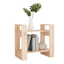 Book Cabinet Room Divider 60 X 35 X 57 Cm Solid Wood Pine