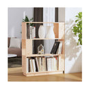 Book Cabinet Room Divider 80 X 25 X 101 Cm Solid Wood Pine