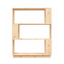 Book Cabinet Room Divider 80 X 25 X 101 Cm Solid Wood Pine