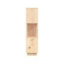 Book Cabinet Room Divider 80 X 25 X 101 Cm Solid Wood Pine