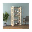 Book Cabinet Room Divider 80 X 35 X 160 Cm Solid Wood