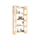 Book Cabinet Room Divider 80 X 35 X 160 Cm Solid Wood