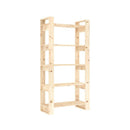 Book Cabinet Room Divider 80 X 35 X 160 Cm Solid Wood