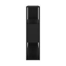 Book Cabinet Room Divider Black 100 X 24 X 94 Cm