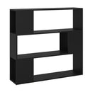 Book Cabinet Room Divider Black 100 X 24 X 94 Cm