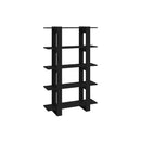 Book Cabinet Room Divider Black 100 X 30 X 160 Cm