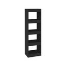 Book Cabinet Room Divider Black 40 X 30 X 135 Cm