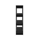Book Cabinet Room Divider Black