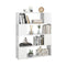 Book Cabinet Room Divider High Gloss White 100 X 24 X 124 Cm