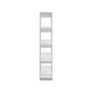 Book Cabinet Room Divider High Gloss White 100 X 30 X 160 Cm
