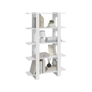 Book Cabinet Room Divider High Gloss White 100 X 30 X 160 Cm