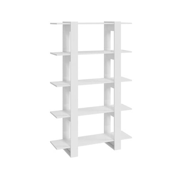 Book Cabinet Room Divider High Gloss White 100 X 30 X 160 Cm