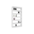 Book Cabinet Room Divider High Gloss White 100 X 30 X 198 Cm