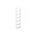 Book Cabinet Room Divider High Gloss White 40  X30 X 198 Cm