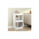 Book Cabinet Room Divider High Gloss White 40 X 30 X 72 Cm