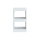 Book Cabinet Room Divider High Gloss White 40 X 30 X 72 Cm