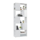 Book Cabinet Room Divider High Gloss White 60 X 24 X 155 Cm