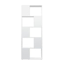 Book Cabinet Room Divider High Gloss White 60 X 24 X 155 Cm