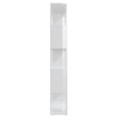 Book Cabinet Room Divider High Gloss White 60 X 24 X 155 Cm