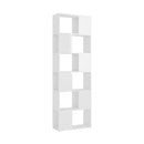 Book Cabinet Room Divider High Gloss White 60 X 24 X 186 Cm