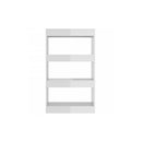 Book Cabinet Room Divider High Gloss White 60 X 30 X 103 Cm