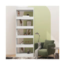 Book Cabinet Room Divider High Gloss White 60 X 30 X 166 Cm